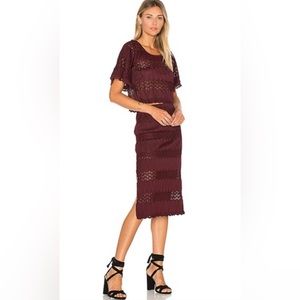 Band Of Gypsies Crochet Top & Skirt Set